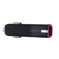 thumbnail image 2 of Xentrix (3.4A) Chargeur de Voiture Rapide Double USB + Câble Micro-USB LED 4 Pieds - Noir/rouge (Utilisé), 2 of 3