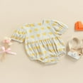 thumbnail image 2 of AMERTEER Bébé Fille Été Romper Manches Courtes Coeur Saint Valentin Romper Tenue Rouge 18-24 Mois, 2 of 8