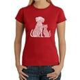 thumbnail image 1 of Women's Word Art T-Shirt - Dogs and Cats, 1 of 2