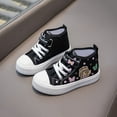 Popular Girls Princess Canvas Shoes Casual Hightop Flats Walking Shoes