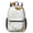White and Gold, variant on Black and Gold Marble Pattern 17" School Backpacks for Teens,Waterproof Oxford Fabric,S-Shape Padded Straps for School,Travel,Hiking,Camping