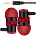 thumbnail image 4 of 3.5mm In-Ear Earphones - Stereo Bass Earbuds with Microphone, 1.2m Wired Headphones for Cell Phone, Noise Isolating Sound, 4 of 6