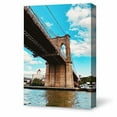 thumbnail image 2 of Idea4wall Modern Canvas Wall Art Brooklyn Bridge Canvas Prints for Home Wall Decor, 24"x36", 2 of 5