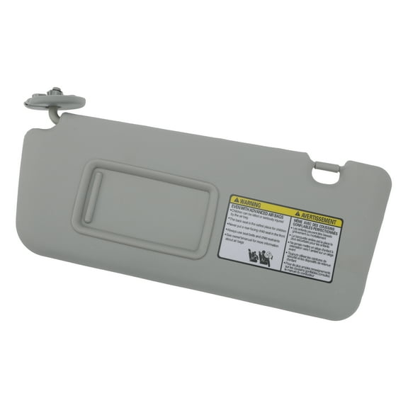 Unique Bargains Car Sun Visor for Toyota RAV4 2004-2005 Practical No.74320-42420-B0 Left Driver Side Gray with Mirror 1 Pcs