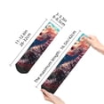 thumbnail image 2 of Bingfone Ocean Seahorse Design Patterned Men's Women's Casual Cotton Socks, 2 of 5