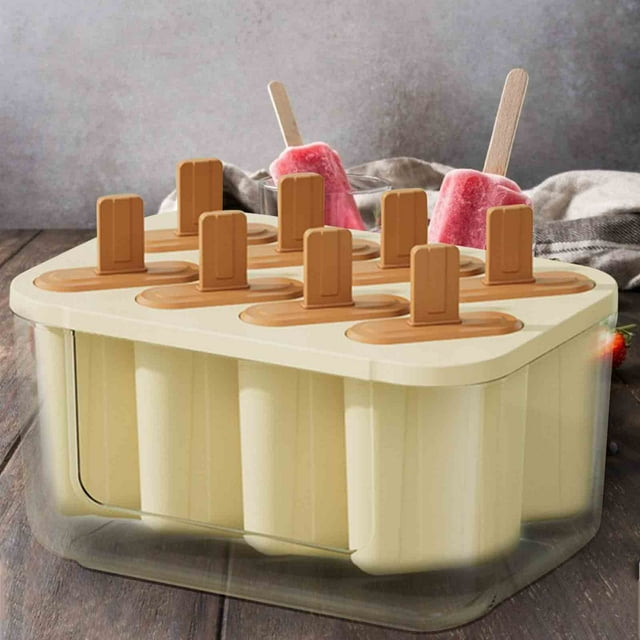 Bandeja de cubitos de hielo de silicona con caja de hielo de 22 celdas y tapa | Fabricante de hielo a prueba de fugas, sin olores, grado alimenticio | Molde reutilizable para congelador libre de BPA