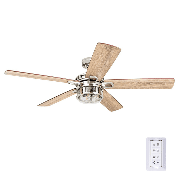 Honeywell Bontera 52 Craftsman Brushed Nickel Led Remote Control Ceiling Fan Com - Can I Install A Ceiling Fan Without The Remote