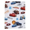 thumbnail image 5 of Disney Cars Radiator Springs 4 Piece Toddler Bedding Set, Red, Blue - Comforter, Top Sheet, Fitted Sheet, Pillowcase, Polyester, 5 of 9