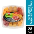 thumbnail image 2 of HORMEL GATHERINGS, Hard Salami and Pepperoni with Cheese and Crackers, Refrigerated, 28 oz Plastic Tray, 2 of 10