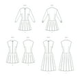 thumbnail image 2 of McCall's Sewing Pattern 8576 - Misses' Dress with Sleeve and Length Variations, Size: U5 (16-18-20-22-24), 2 of 8