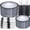 Clear Black, variant on 210 Pcs Clear and Black Plastic Plates, Disposable Dinnerware Set, Include 30 Dinner 30 Dessert Plates,30 Plastic Cups 9 OZ,30 Pre Rolled Napkins with Cutlery for Birthday, Wedding & Party