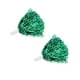 thumbnail image 1 of Wosthever 2 piezas de pompones de porristas para competición de baile, pompones de animadora de mano, decoración de fiesta para niños Kits de decoración para fiestas Verde Wosthever HA071141-04, 1 of 6