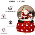 thumbnail image 5 of Lanterne de Noël con Boule à Neige et Paillettes(A, 5 of 5