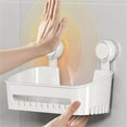 thumbnail image 5 of XKHBDL Suction Cup Storage Holder Corner Shower Organizer Bathroom Shelf, Shower Tray Shelves Inside Floating Shower Wall Shelf Bath Basket Rack, 5 of 9