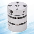 thumbnail image 4 of Shaft Coupler, Motor Shaft Double Coupling 40mm Outer Diameter Stainless Steel Disc Aluminum Alloy Hub  For Encoder, 4 of 8