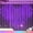 Purple, variant on Heart-Shaped Curtain Light, 124 LED 124 LED 2M x 1.5M Fairy Curtain Light Heart-Shaped Chandelier USB Port for Party Bedroom Wedding Decorate