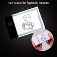 thumbnail image 4 of Super Mini Lumière LED Ultra-Mince Boîte à Lumière Alimentée par USB Luminosité Réglable Traceur d'Art pour Enfants Étudiants Adultes Dessin Traçage Pratique Calligraphie Flip Books, 4 of 7
