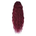 thumbnail image 1 of RKSTN Wigs Human Hair Drawstring Ponytail Water Ripple Wig Ponytail Elastic Mesh Wig Braid Natural And Realistic, Beautiful Water Wave Pattern Ponytail Wig Glueless Wigs, 1 of 5