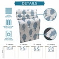 thumbnail image 6 of Abstract Art Fish Blue Table Runner - 70 Inch Long Coastal Ocean Summer Marine Life Cotton and Linen Blended Dress Scarves Farmhouse Table Runner for Kitchen Dining, Coffee Table, 13" x 70", 6 of 8