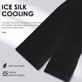 thumbnail image 4 of 1 pairs Cover refers to summer sunscreen sleeves, outdoor riding ice silk, breathable, anti-ultraviolet ice sleeves, enlarged - black, 4 of 5