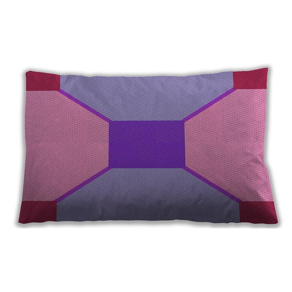 Ahgly Company Indoor Rectangular Contemporary Lumbar Throw Pillow, 13 inch by 19 inch