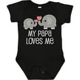 thumbnail image 3 of Inktastic My Papa Grandpa Loves Me Boys or Girls Baby Bodysuit, 3 of 5