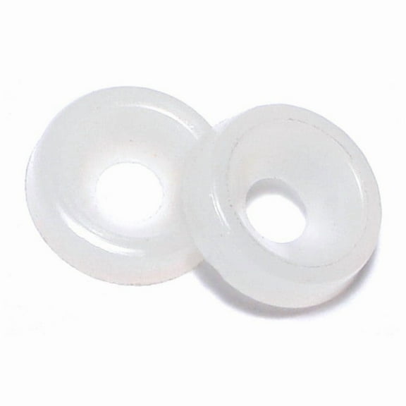 #6 x 5/32" x 7/16" x 3/32" Nylon Plastic Finishing Washers FNWSR-056 (30 pcs.)