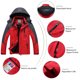 thumbnail image 4 of Chaqueta impermeable de montaña para hombre Chaqueta de esquí Chaqueta a prueba de viento Invierno, 4 of 8