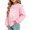 Pink-1, variant on fnnxnal Girls Green Snowflake Print Crew Neck Sweatshirt CottonOversized Long Sleeve,Size 2-3T