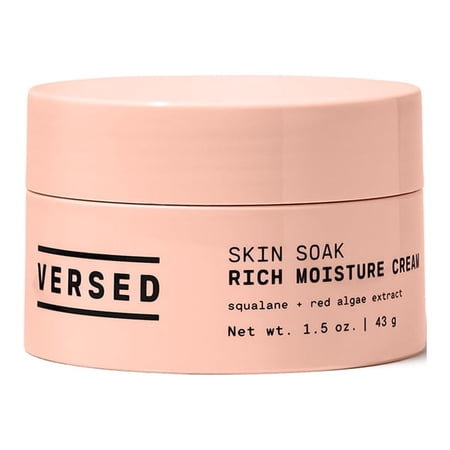 Versed Skin Soak Rich Moisture Cream  Squalane + Red Algae Extract  1.5 oz