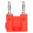 thumbnail image 3 of 10 Uds conector Banana de 2 vías conector Banana doble de latón PE para instrumentos electrónicos automóviles, 3 of 8