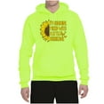 thumbnail image 2 of Wild Bobby, I'm Sunshine Mixed With A Little Hurricane , Inspirational/Christian, Unisex Graphic Hoodie Sweatshirt, Safety Green, 3X-Large, 2 of 5