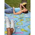 thumbnail image 5 of Friends TV Show Series Icons Allover Design Logo Plush Throw Blanket 46' x 60', 5 of 7