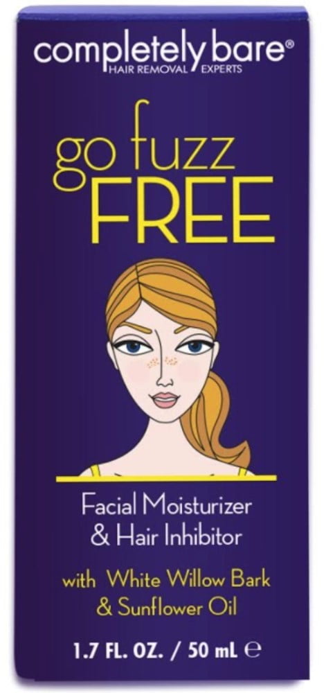 Completely Bare go fuzz FREE Facial Moisturizer & Hair Inhibitor 1.7 oz