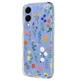 thumbnail image 4 of Compatible with Samsung Galaxy S25 Edge Case Clear with Flower Design, Cute Soft Silicone TPU Floral Aesthetic Women Girls Transparent Protective Shockproof Anti-Scratch Anti-Yellow Phone Cover, B, 4 of 9