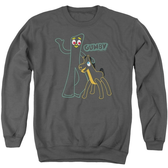 Gumby - Outlines - Crewneck Sweatshirt - Medium