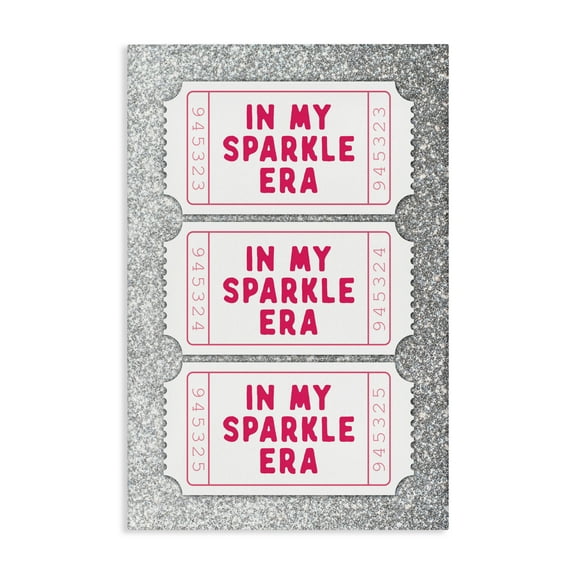 My Sparkle Era Ticket Stubs Canvas Art, 30 x 45, Made In USA