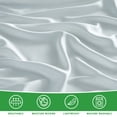 thumbnail image 2 of Gogreen 3PC Bamboo Queen Sheet Set, Deep Pocket Fit 16", Breathable Super Soft Luxury Hotel Style Home Decor Queen Size Sheet Set, Gift for Women, Men - 2 Pillowcases, 1 Fitted Sheet, 2 of 9