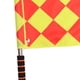 thumbnail image 4 of Bandera de árbitro Bandera de Seguridad de Tráfico Asta de Bandera de Acero Inoxidable Bandera de Señal Ligera Bandera de Mano para Fútbol Campo de Fú Cuadrado pequeño, 4 of 8