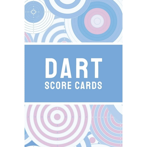 Dart Score Cards Customized Darts Cricket and 301 & 501 Games Dart Score Sheet in One Logbook