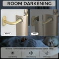 thumbnail image 4 of OLV 1" Diameter Adjustable Wrap Around Curtain Rods 48-84" heavy duty,Gold, 4 of 11