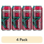(4 pack) Rockstar Punched Watermelon Energy Drink, 16 fl oz, 1 Count Can