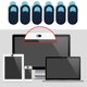 thumbnail image 4 of T1 Webcam Cover Cubierta fina para cámara web de 0,7 mm Protección de seguridad de privacidad 6 piezas Negro, 4 of 8