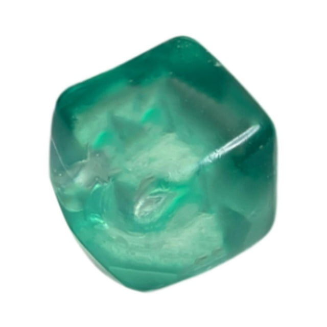 Juguete de cubo para apretar, divertido y suave, juguete antiestrés, juguete relajante, relleno para bolsa de regalos. Verde