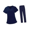 thumbnail image 1 of Conjunto de uniforme de enfermera para mujer Fernando ropa de trabajo de secado rápido L, 1 of 8