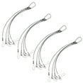 thumbnail image 3 of Raindrops 4Pcs Wire Rope Hook for Garden Wire for Climbing Plants Black Steel for Plant Grow Light, 3 of 8