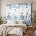 thumbnail image 3 of Blue Eucalyptus Leaves Small Tapestry for Bedroom Wall Hanging Tapestry,Watercolor Spring Summer Botanical Ceiling Backdrop Tapestries Poster Blanket Wall Decor for Teens Room Living Room 23" x 28", 3 of 8