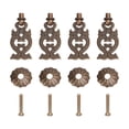 thumbnail image 2 of Drawer Knobs, DIY Project Brass Material Thickening Symmetrical Pattern Antique Cabinet Handles Light Weight  For Tool Boxes For Crafts, 2 of 8