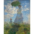 thumbnail image 2 of Monet, Claude 12x14 Gold Ornate Wood Framed with Double Matting Museum Art Print Titled - Woman with a Parasol - Madame Monet and Her Son, 1875, 2 of 4