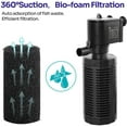 WEINFUN Aquarium Internal Silent Filter, 13W, 10-50 Gallon Fish Tank ...